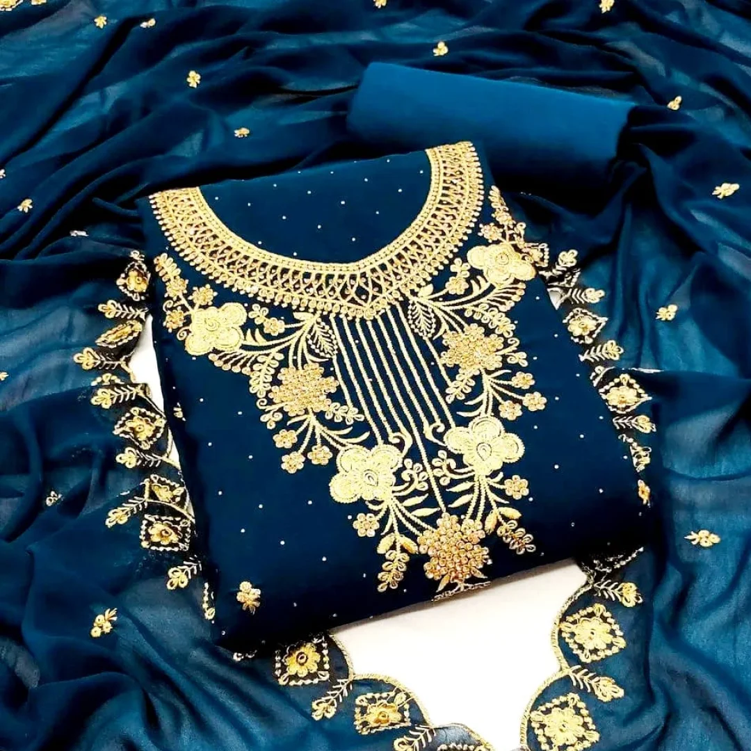 জর্জেট থ্রি পিস