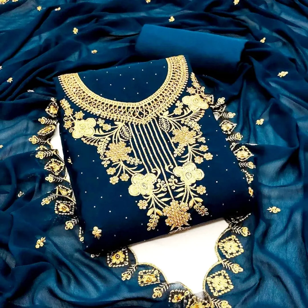 জর্জেট থ্রি পিস