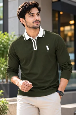 স্লিম পোলো টি সার্ট — ছবি 3