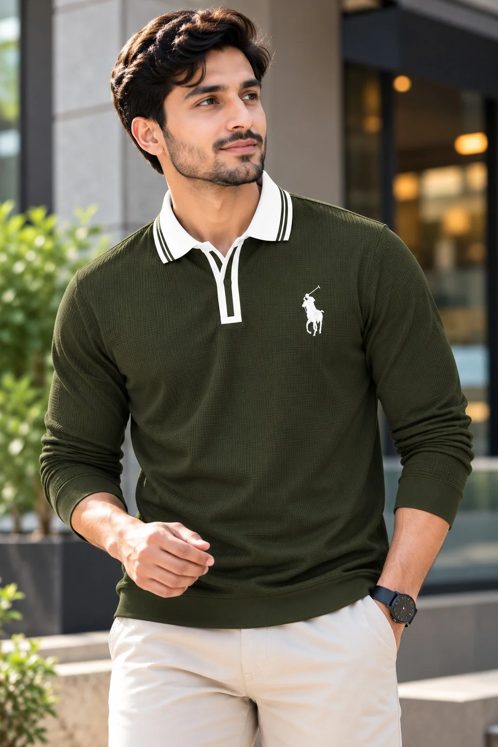 স্লিম পোলো টি সার্ট — ছবি 3