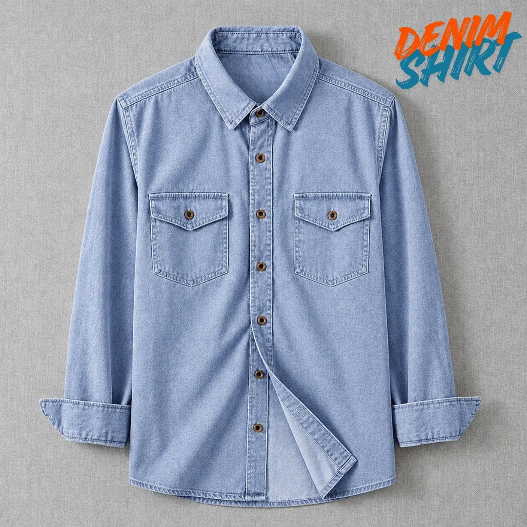 Denim Shirt for Men - Stylish Premium Denim — image 5