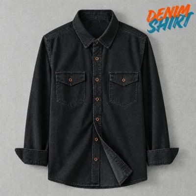 Denim Shirt for Men - Stylish Premium Denim — image 2