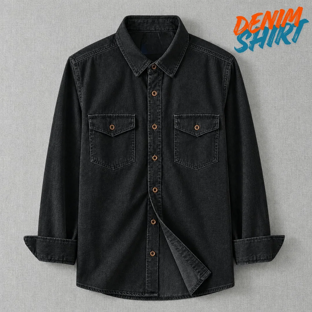 Denim Shirt for Men - Stylish Premium Denim — image 2