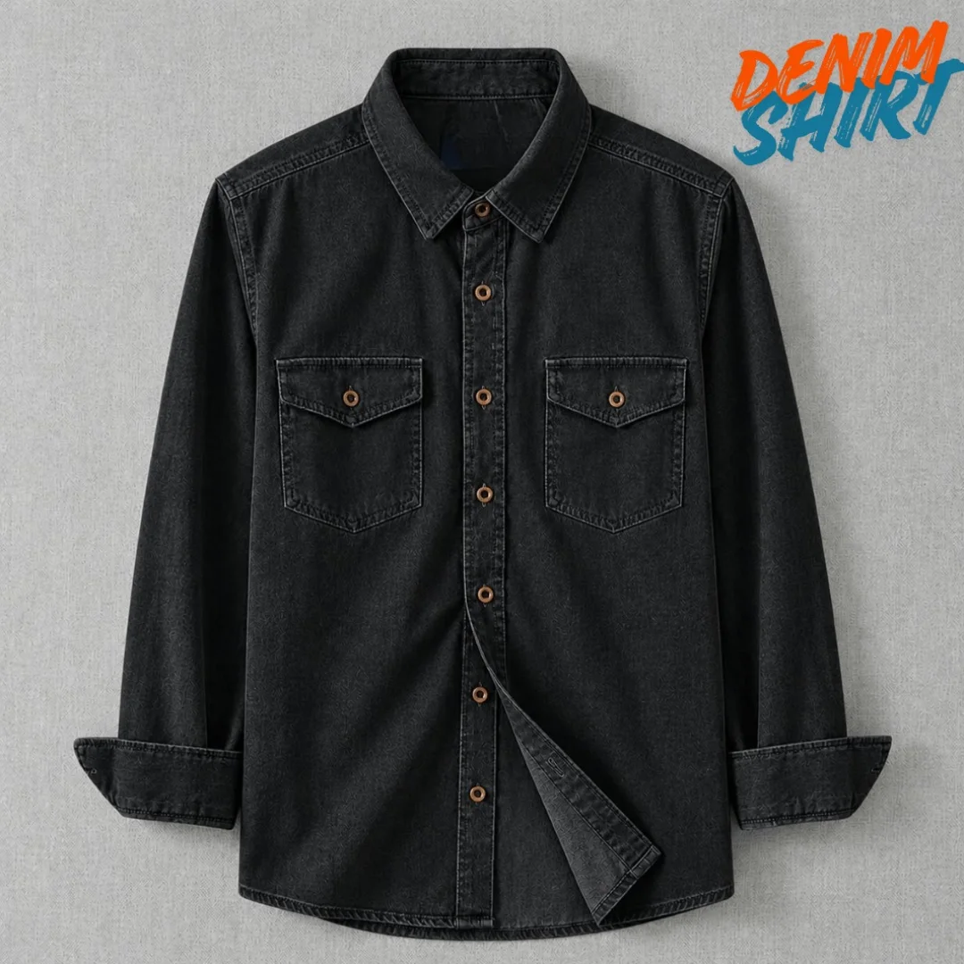 Denim Shirt for Men - Stylish Premium Denim