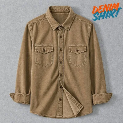 Denim Shirt for Men - Stylish Premium Denim — image 3
