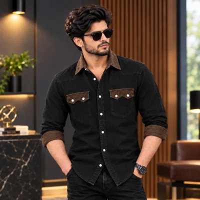 Denim Shirt for Men - Stylish Casual Wear — image 7