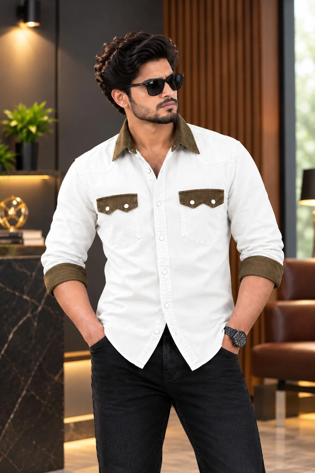 Denim Shirt for Men - Stylish Casual Wear — image 9