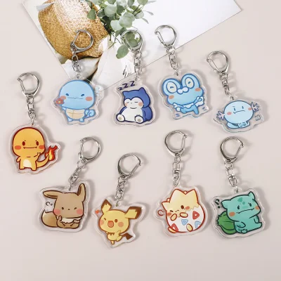Pokemon Cute Cartoon Character Acrylic Keychain — image 1