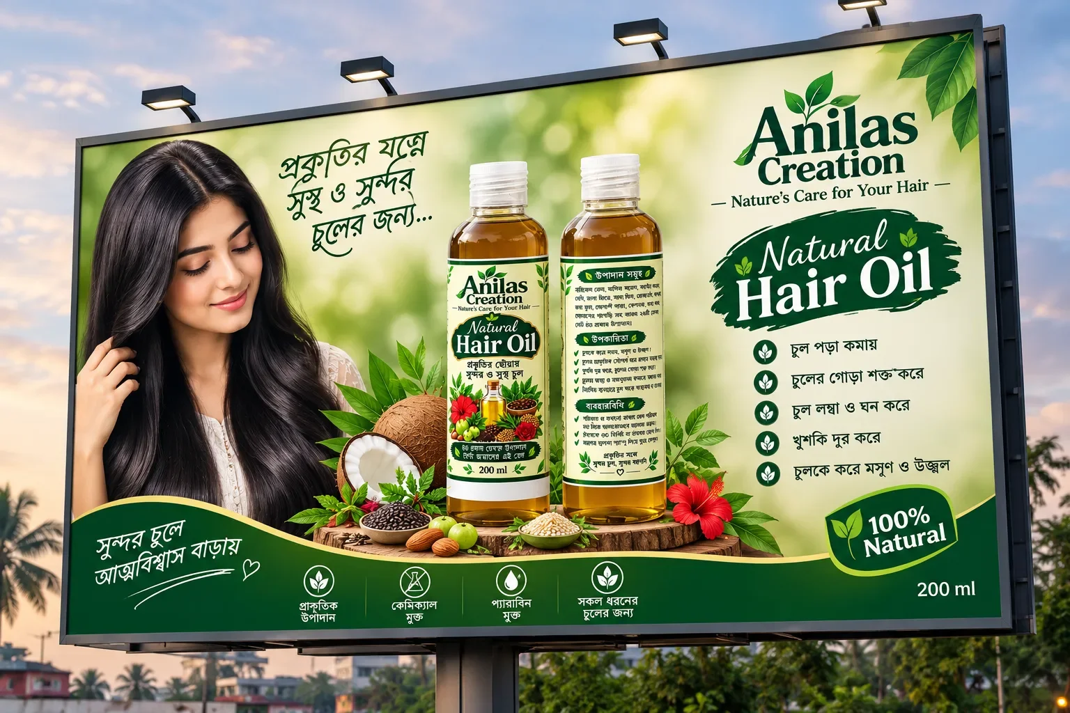 Anilas Creation Natural Hair Oil — image 2