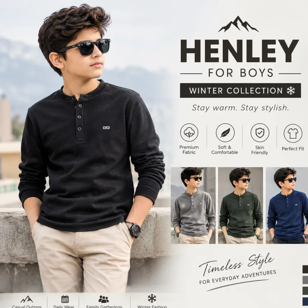Henley For Boys| Winter Collection