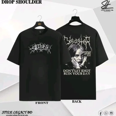 Customize /Drop Shoulder T-shirt — image 5