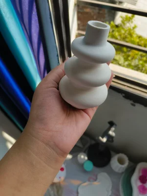 Flower Vase Handmade Gypsum — image 2