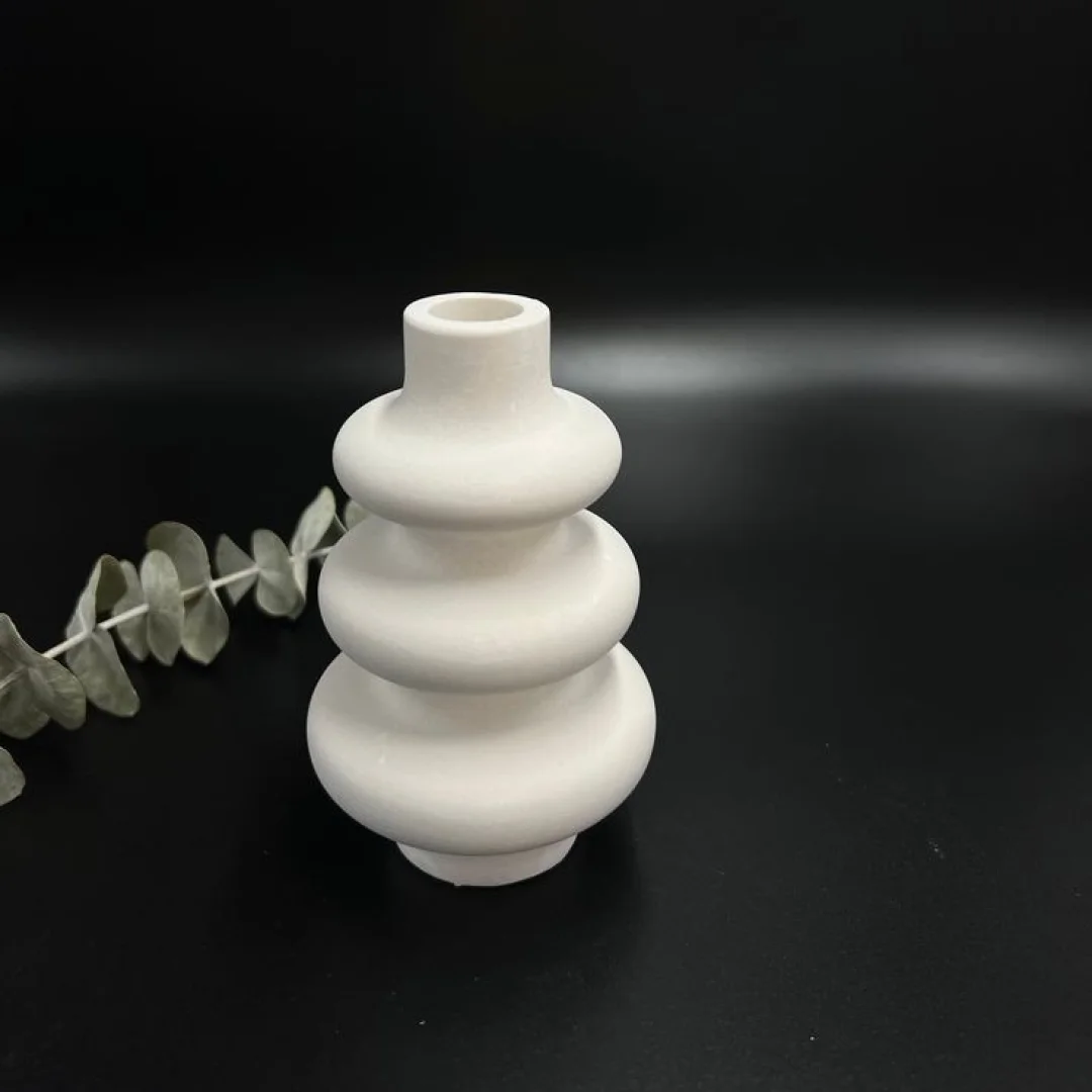 Flower Vase Handmade Gypsum