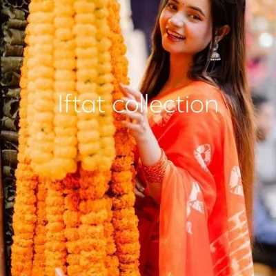 Chanderi silk Sharhi — image 1