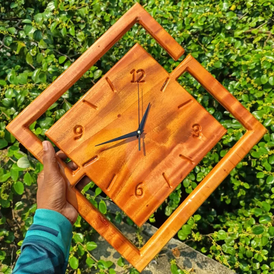 Wooden Wall Clock