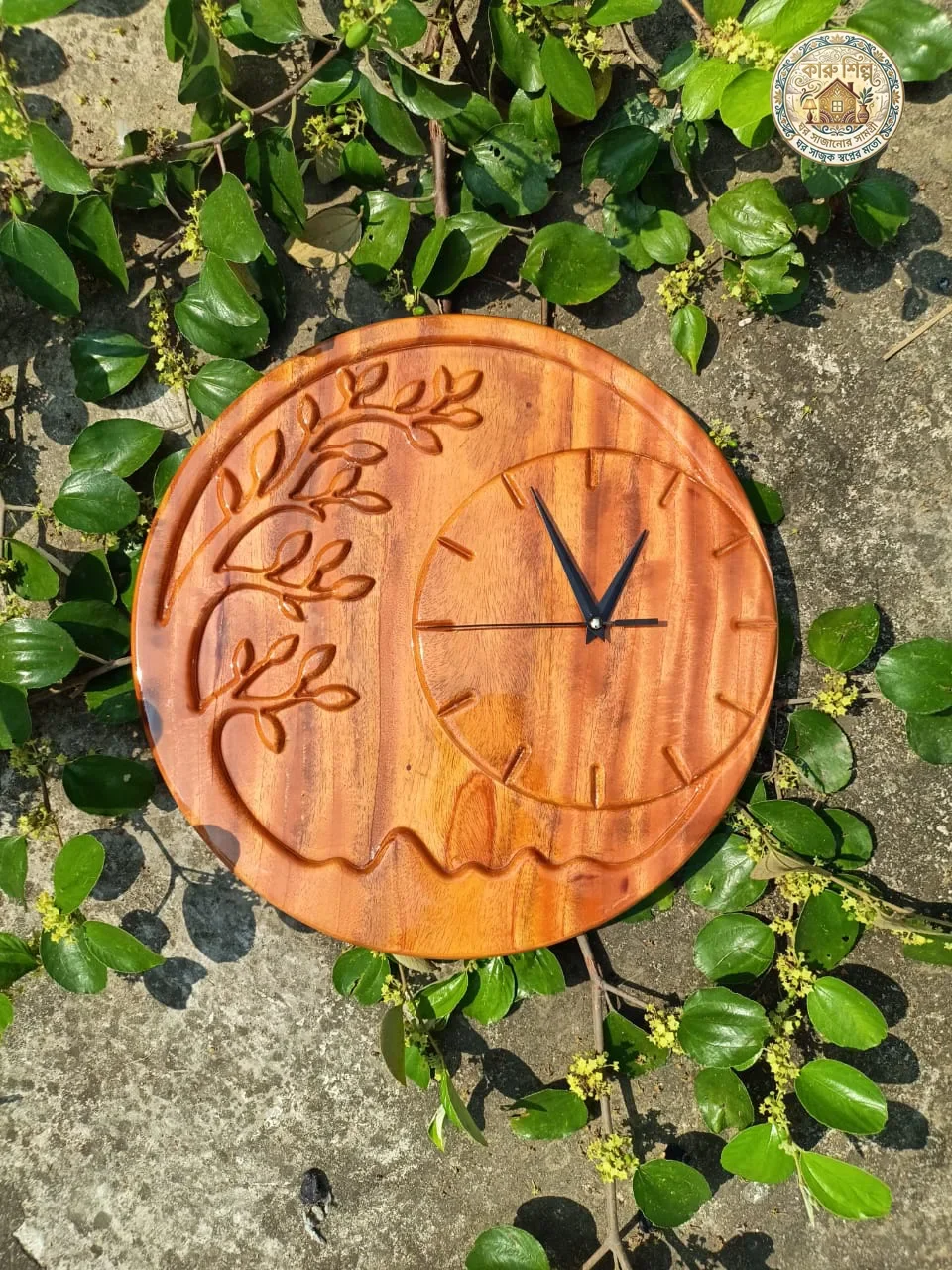 Wooden Wall Clock — image 2