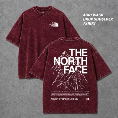 Premium Acid Wash Drop Shoulder T-Shirt — image 2