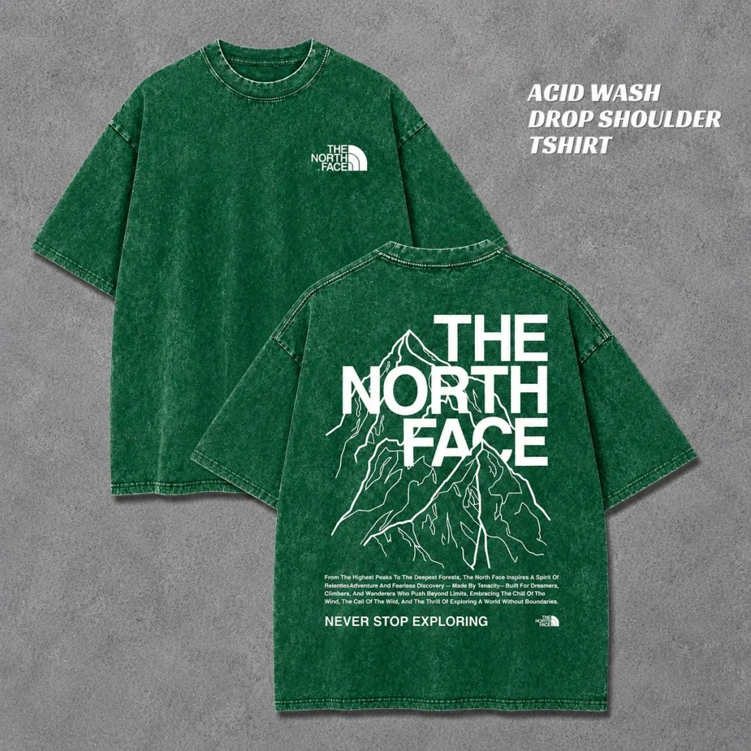Premium Acid Wash Drop Shoulder T-Shirt — image 4