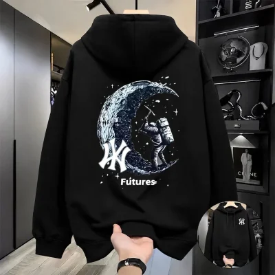 Stylish Solid Printed Cotton Hoodie — image 6