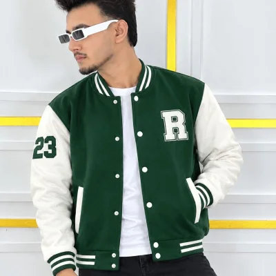 Stylish Cotton Varsity Jacket — image 7