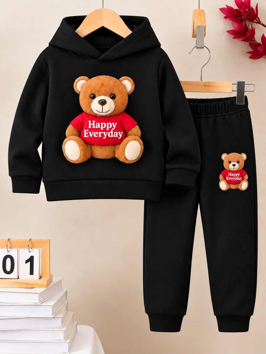 Stylish Trendy Kids Hoodie Set — image 4