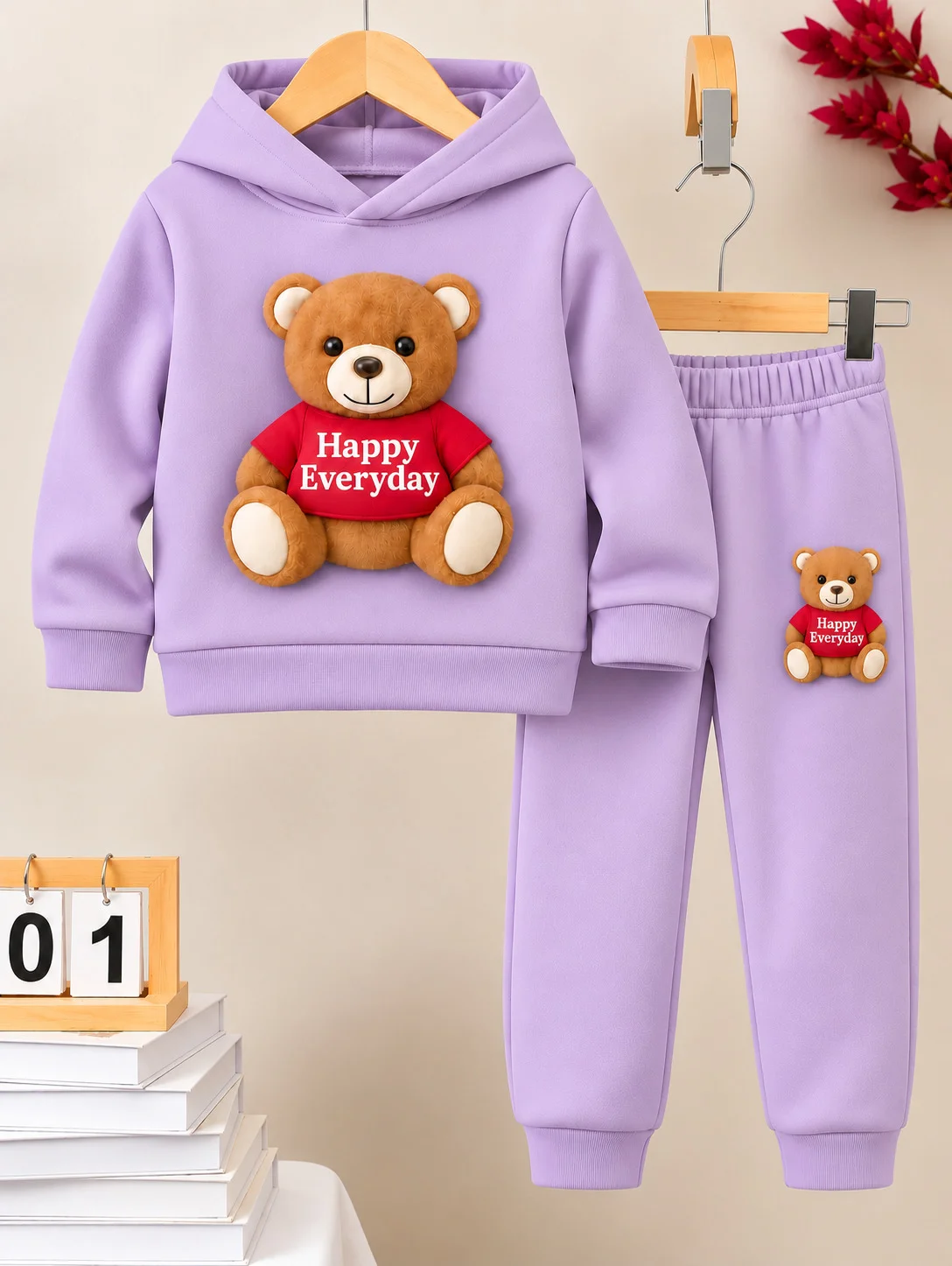 Stylish Trendy Kids Hoodie Set — image 3