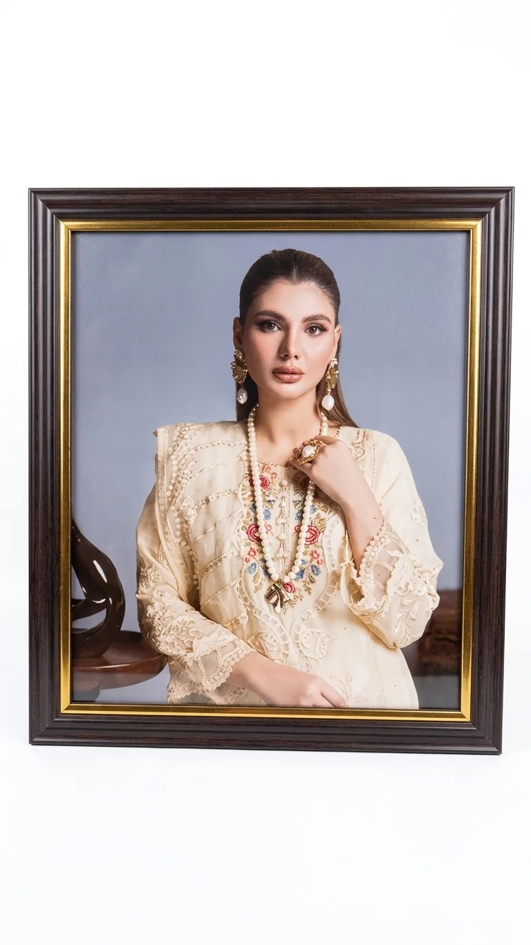 Wooden Design Photo Frame – 8R (10×8 Inch) — image 5