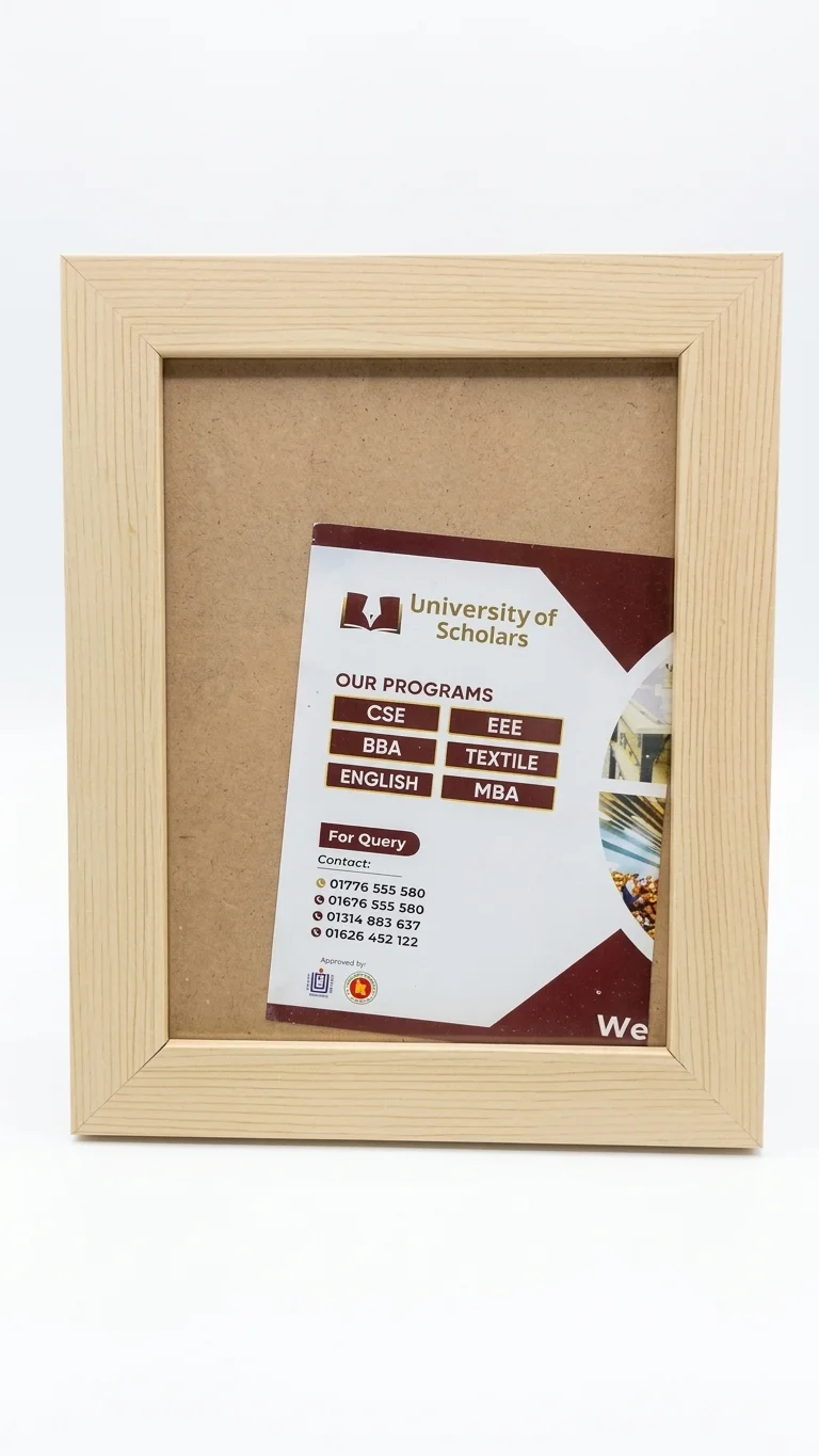 Wooden Design Photo Frame – 8R (10×8 Inch) — image 3