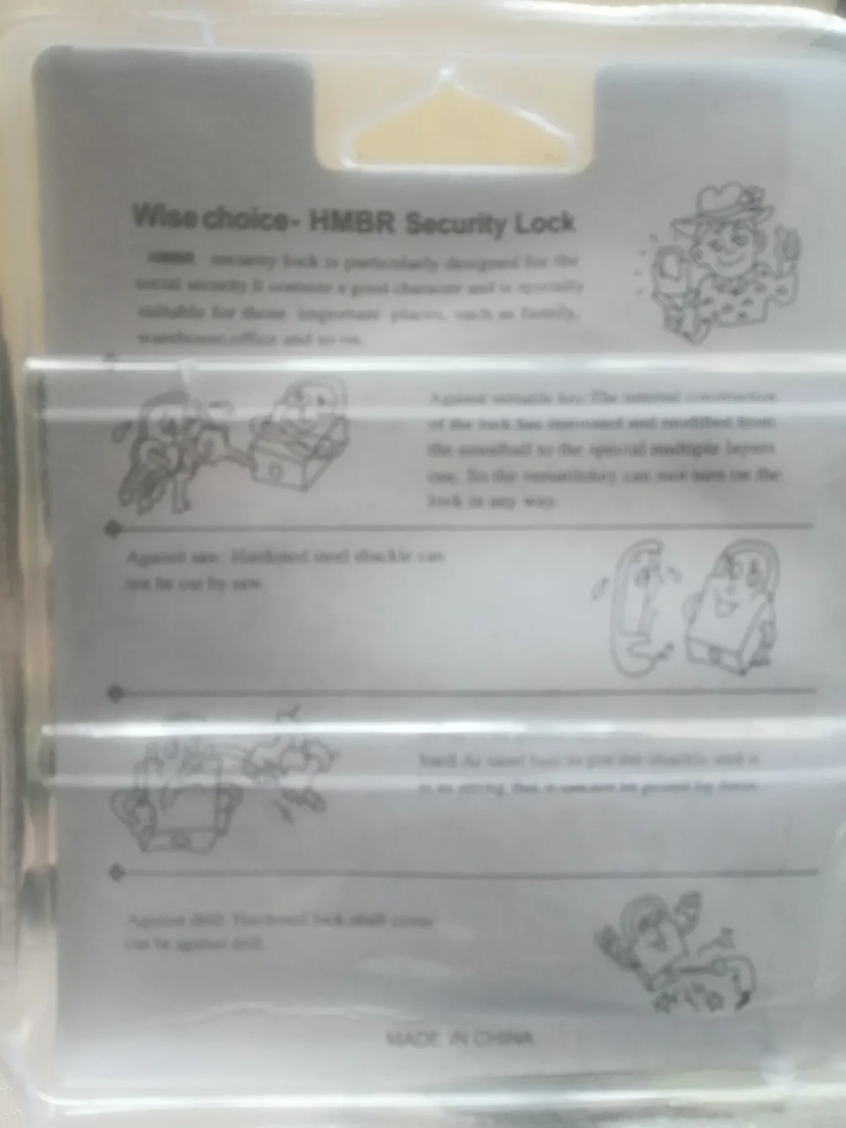 Top security pad lock — image 2