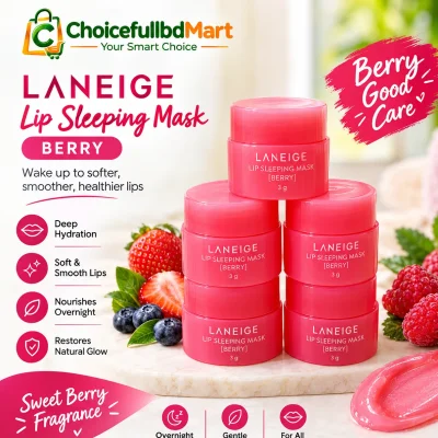 LANEIGE Lip Sleeping Mask – Berry (Overnight Lip Care) — image 1