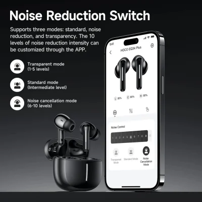 HOCO EQ34 Plus ANC App-Controlled Wireless Earbuds — image 3
